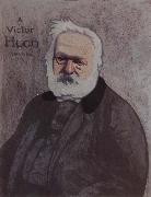 Felix Vallotton Portrait decoratif of Victor Hugo oil painting